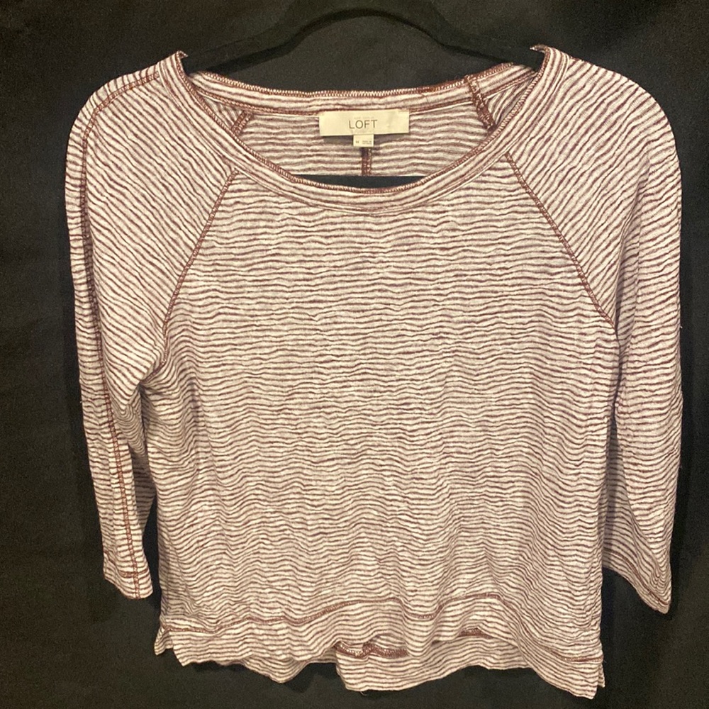 The Loft striped pullover